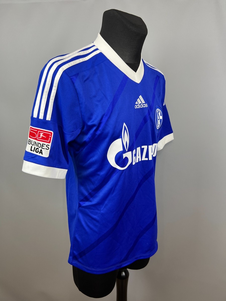 SCHALKE 2012 2013 PAPADOPOULOS HOME SHIRT FOOTBALL SOCCER JERSEY