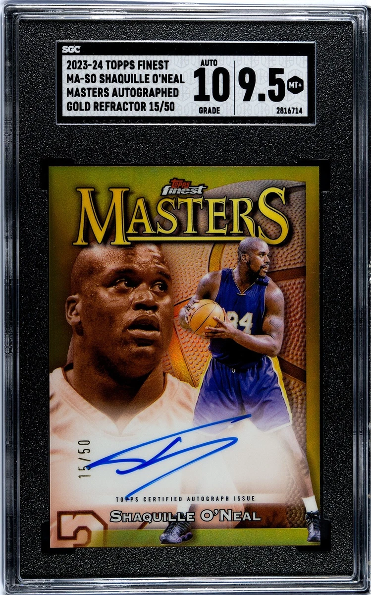 Panini Shaquille O'Neal Basketball Autographed Sports Trading