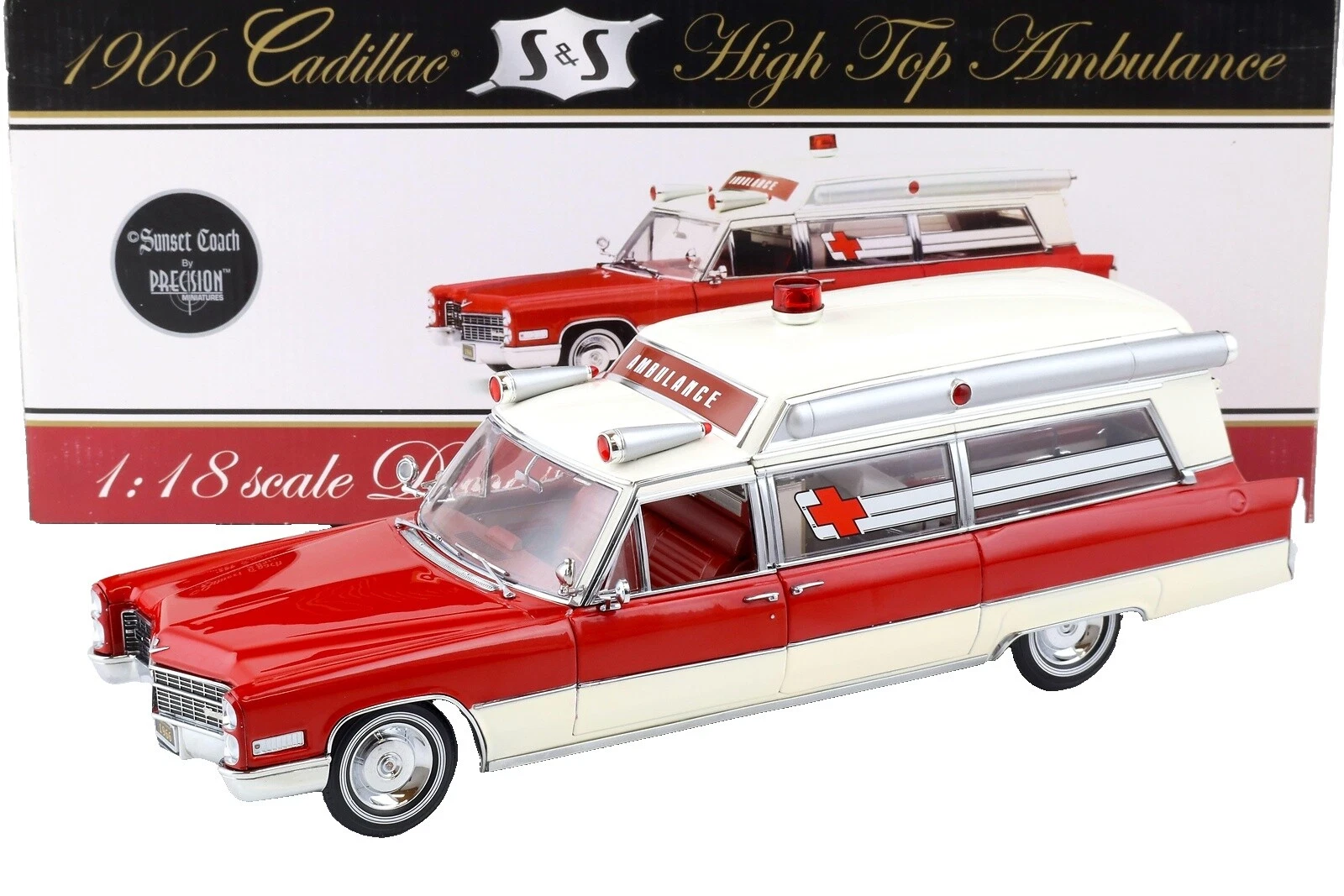 Precision miniatures Cadillac Diecast & Toy Ambulances