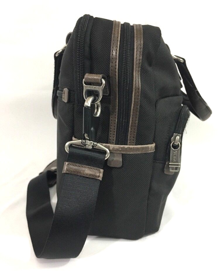 Tumi Alpha Bravo Andersen Slim Commuter Bag Briefcase Black