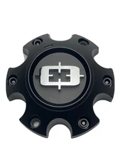 Vision Satin Black 6 Lug Wheel Center Cap C360SB-6V C-724-8