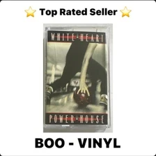 White Heart - Power House Rare Cassette Tape Hard Rock EX / MINT Condition