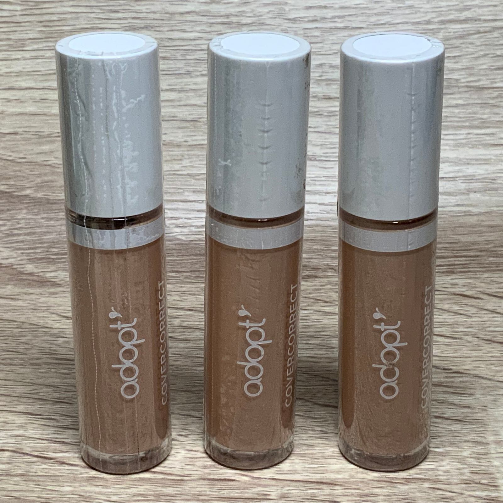 ADOPT Correcteur liquide haute couvrance Lot de 3 Naturel rosé