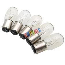 5PCS φ15MM 110V 1.5W Push In Type Light Bulbs FOR Singer Home Sewing Machine