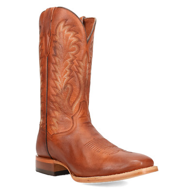 Dan Post Men's Jerry Honey Brown Leather Western Boots DP7041