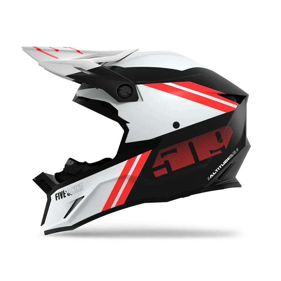 OFERTA 509 Casco Altitude 2.0, Casco de Moto de Nieve, Rojo Carreras, XL, 2XL Foto 3 de 4