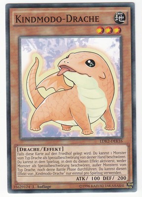 YU-GI-OH Kindmodo Drache Common LDK2-DEK16 NEU!