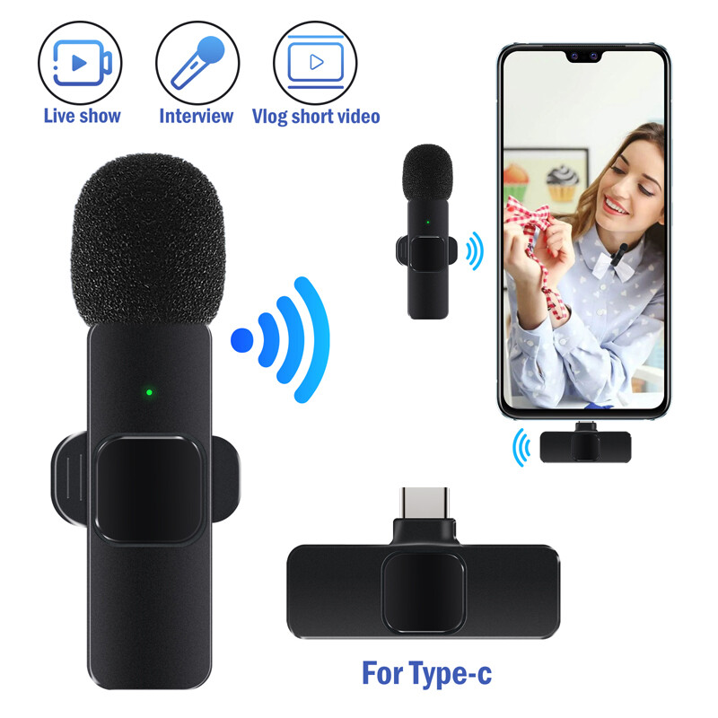 Microfono Lavalier Wireless 2 Pack Per Smartphone - Riduzione Rumore, Display LED, Per Video E Streaming - Foto 12