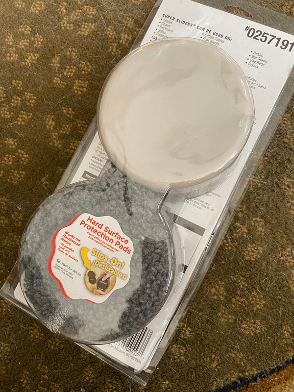 Waxman 5 inch Super Sliders...4 Hard Sliders & 4 Protection Pads 0257191