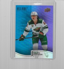 2021-2022 UD ALLURE HOCKEY BLUE / PURPLE RAINBOW CALEN ADDISON #R-49 (048/199)