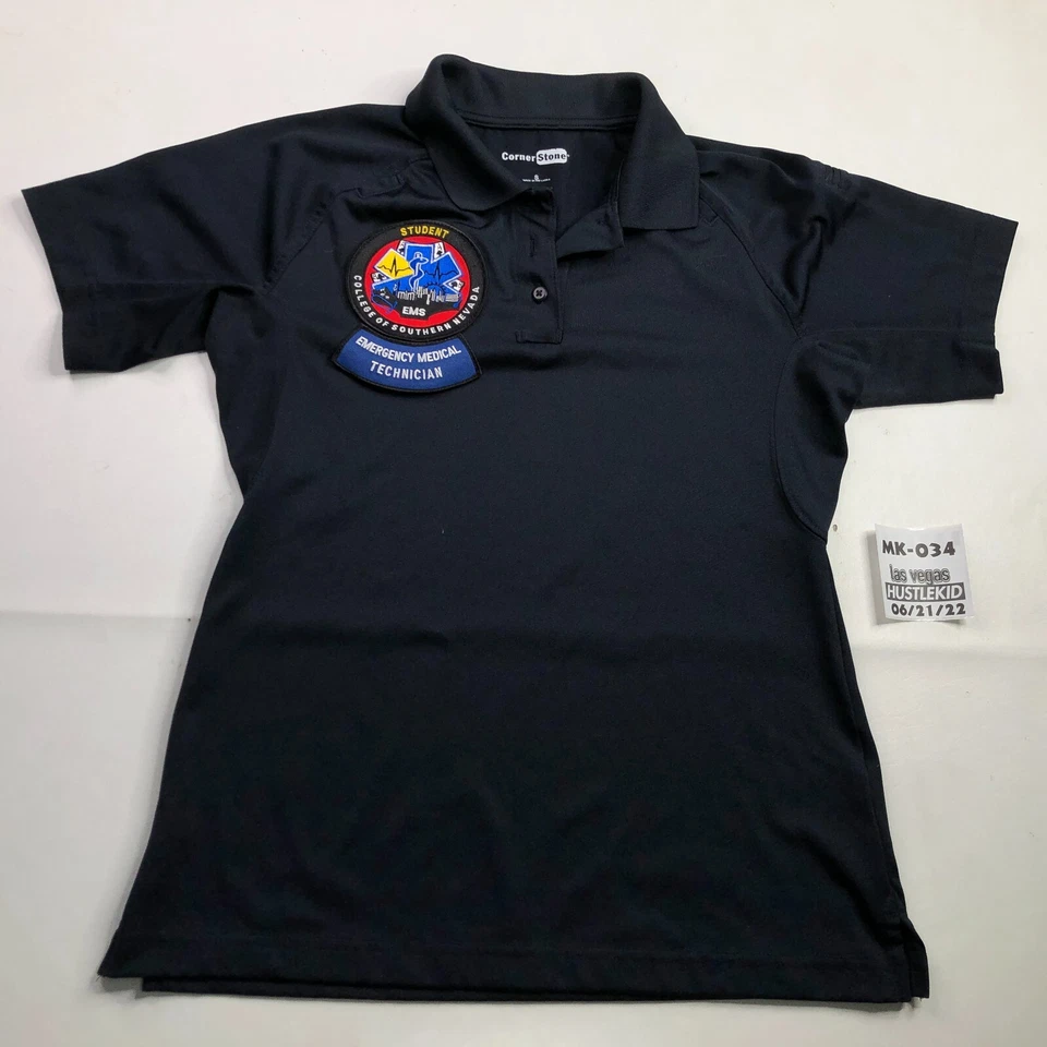 Camisa Polo Oficial First Responder EMS Estudiante Técnico Médico Mujer Pequeña S Foto 2 de 4