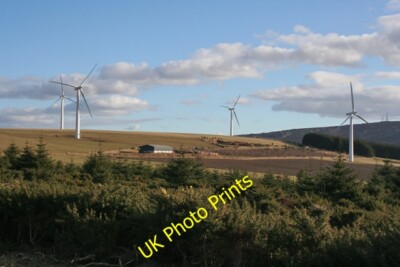 Foto 6x4 Glens von Foudland Windpark Bainshole Eine Sache über Windpark c2015