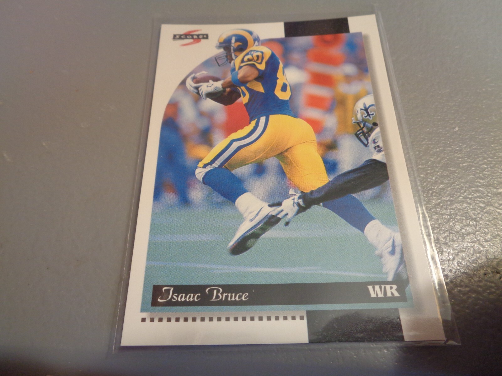 ISAAC BRUCE 1996 SCORE FOOTBALL CARD # 48