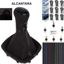 ICT Schaltknauf Schaltsack Alcantara für VW GOLF 5 6 EOS Scirocco LED B17