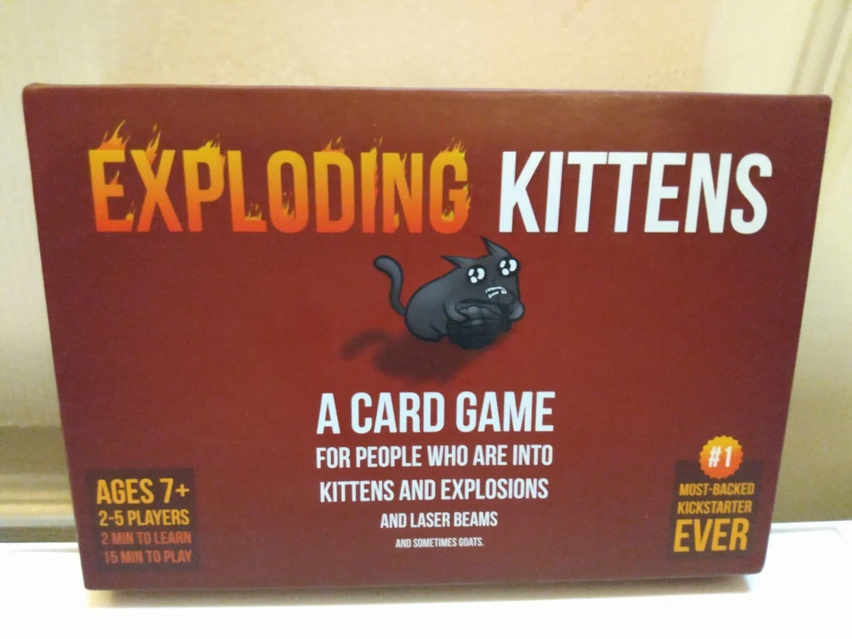 [Open Box] Imploding/Exploding Kittens 2015 Original Edition Card Game & XPAC - Image 2 of 4