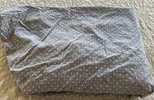 Circo Boys Girls Unisex Gray White Polka Dots Fitted Crib Sheet Toddler Bed