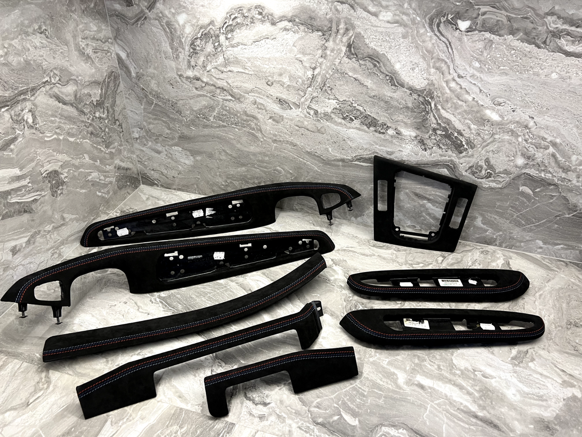 BMW E46 M3 COUPE Interior Trim Kit ALCANTARA M STITCHES | eBay