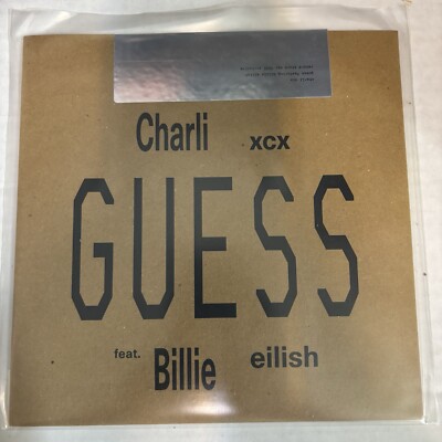 CHARLI XCX Guess featuring Billie Eilish Limited Ed. 7'' single RSD New sealed