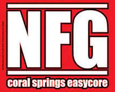 NEW FOUND GLORY Coral Springs Easycore Sticker NEW MERCHANDISE OFFICIAL RARE NFG