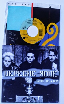 DEPECHE MODE BARREL OF  A GUN 7'' US VINYL 45 EX - FREE CUSTOM MADE PIC SLEEVE