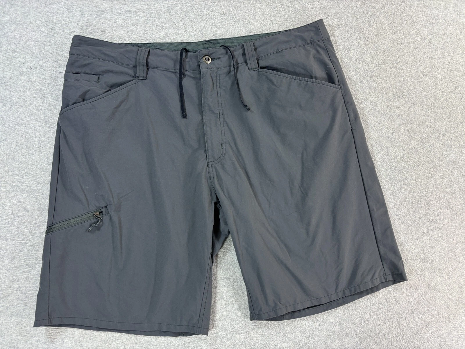 Patagonia 5 Pocket IronSide Hiking Travel Shorts (Men's 40) Gray - 10"