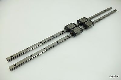 NSK LS15AL+700L-2 Linear Actuator LM Guide Bearing 2Rail 4Blocks 