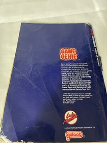 NES GALOOB Game Genie Video Enhancer Programming Manual Codebook - Book Only