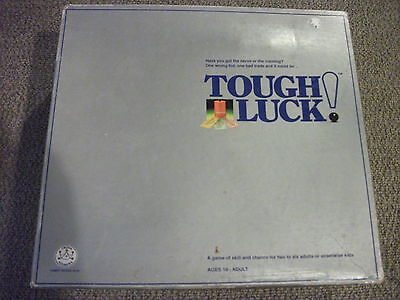 Tough Luck Board Game Skill & Chance for Streetwise Kids 1987 with  Ball-O-Matic | eBay