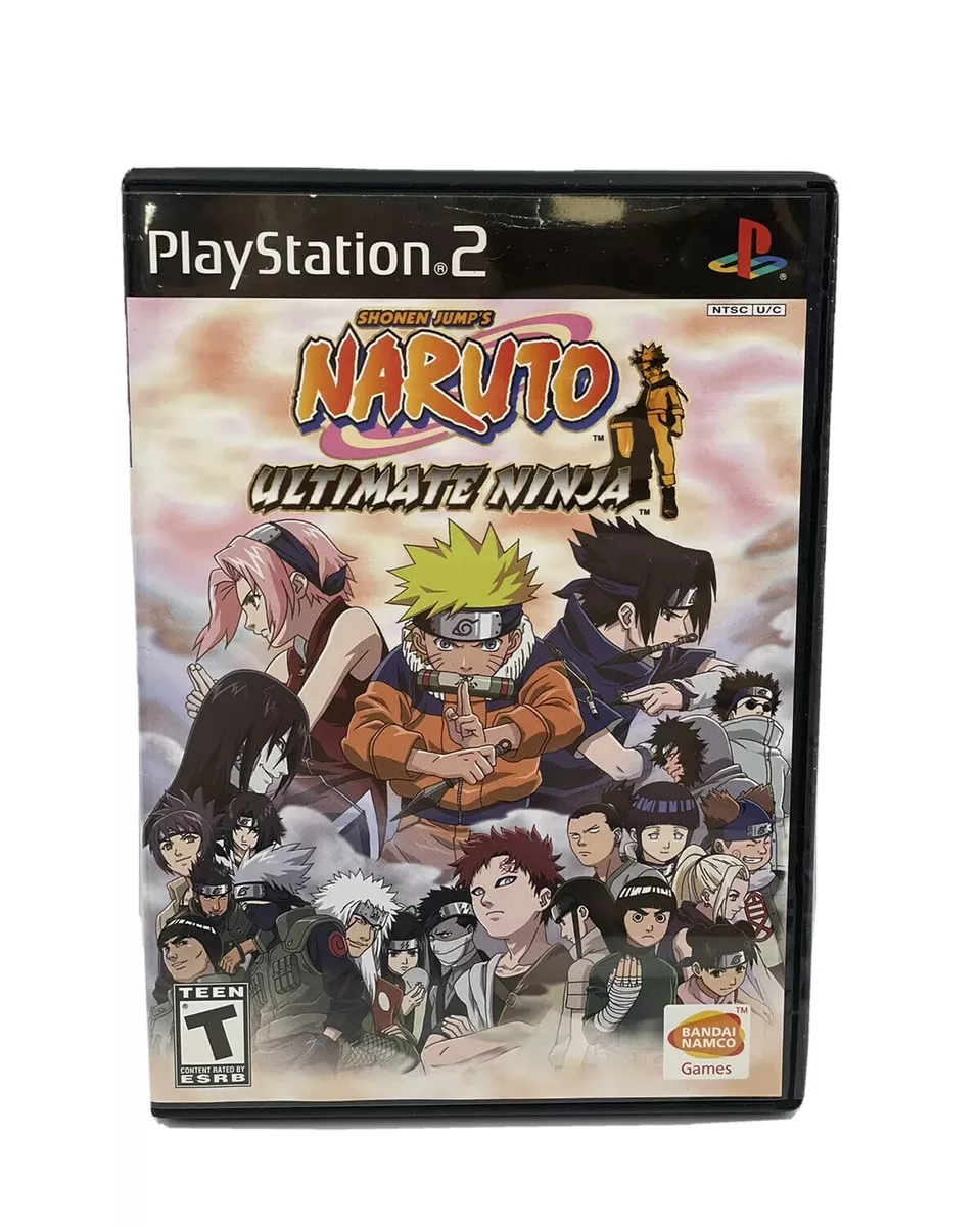 Naruto Ultimate Ninja (PlayStation 2, 2002) PS2 Black Label