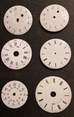 Gros Lot De 81 Cadrans De Montres Anciens Avec Mécanismes - État Vintage, Début 1900