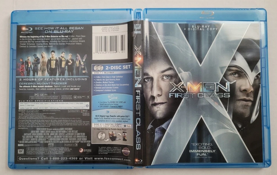X-Men: First Class (Blu-ray, 2011) - Image 3 of 4