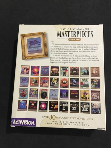 CLASSIC TEXT ADVENTURE MASTERPIECES PC BIG BOX CD ROM ENG USATO BELLO RARO - Bild 3 von 15