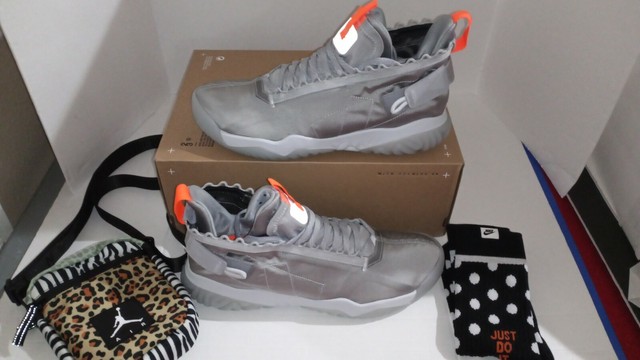 jordan proto react wolf grey total orange
