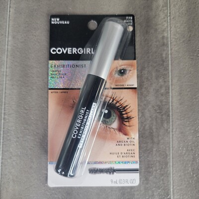 Covergirl Exhibitionist Eyelash Primer Off White (775) Argan Oil Biotin 0.3 Oz