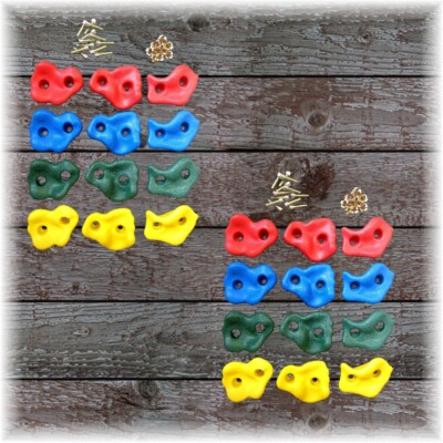 Klettersteine 24er Set Klettergriffe Kletterwand Bouldern Climbing Stones