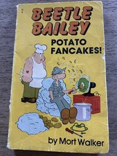 Beetle Bailey:Potato Pancakes;Mort Walker Vtg Paperback 1967 Well Loved Condtn:)