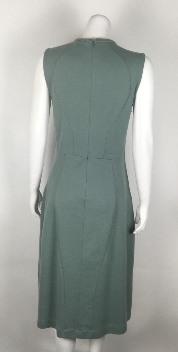 carven green dress Women’s Embroidered Large Pockets Stretch Midi Sleeveless hot pink Multiway bridesmaid dress
