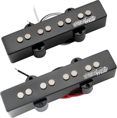 Artec Split Jazz Bass Noiseless Alnico 5 Pickup Set HOT! 11k / 13k