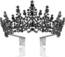 Queen Crown for Women Crystal Princess Tiaras Rhinestone Wedding Tiara for Bride