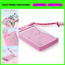 12" Heavy Duty Guillotine Paper Cutter, Precision Trimmer for Crafting  Office