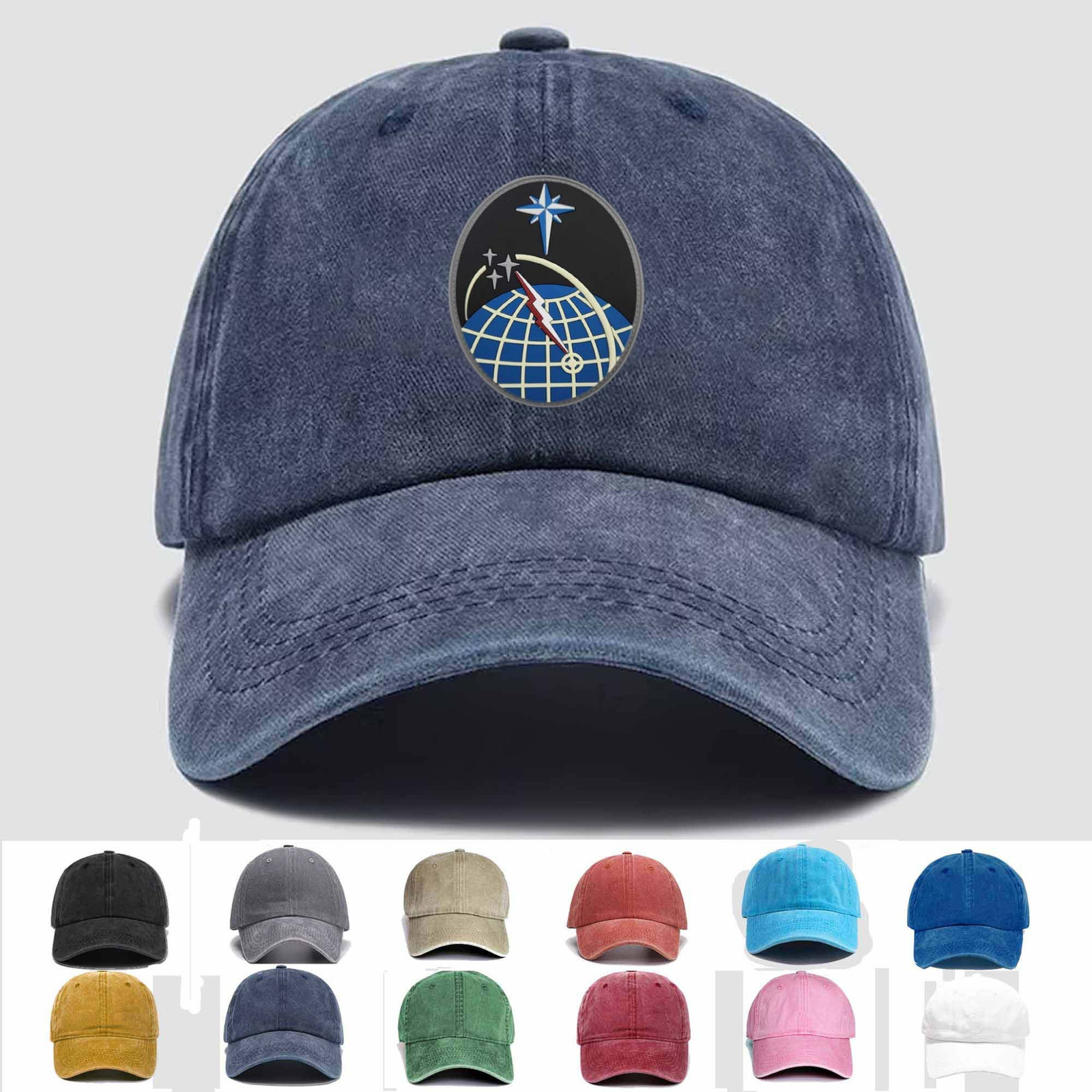Custom Embroidered Space Force 2nd SPACE OPS SQUADRON Trucker Hat