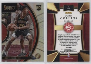 2017-18 Panini Select Concourse Silver Prizm John Collins #45 Rookie RC