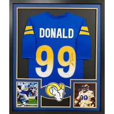 Aaron Donald Framed Signed Los Angeles Rams Jersey JSA Autographed