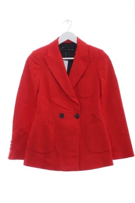 ZARA Blazer long Dames Blazer T EU 34 rouge style décontracté - Photo 1/4