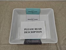 Image of Mason Cash Classic Collection White Rectangular Oven Dish (READ)