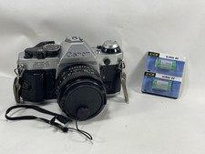 Canon AE-1 Program 35mm Film Camera w/ fast 50mm F1.8 Lens W/ New Battery