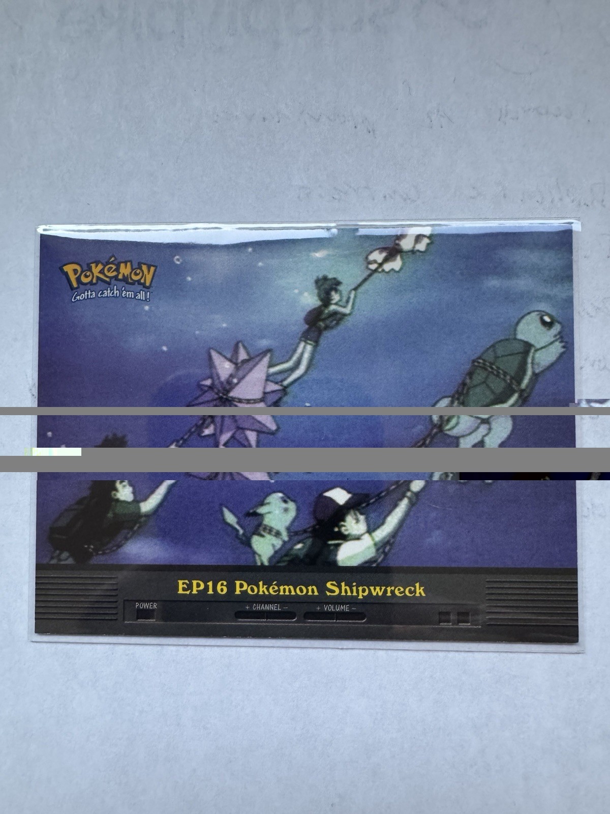 Pokemon TV Animation Edition EP 16 Pokemon Shipwreck Topps Pokemon Card