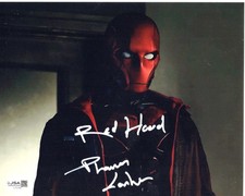 Thomas Lorber signed 8x10 Photo Red Hood - DC's Titans