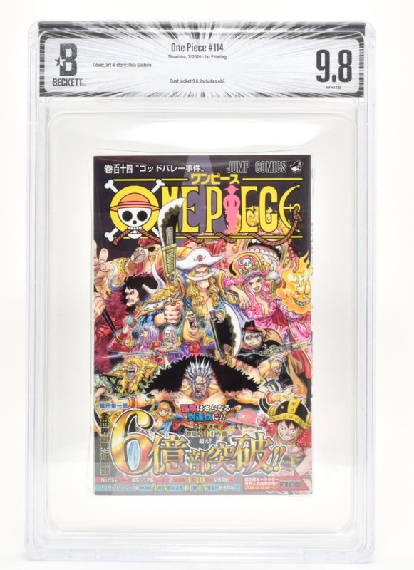 BGS 9.8 One Piece #114 Vol 114 1st Printing Edition Graded Manga Japanese