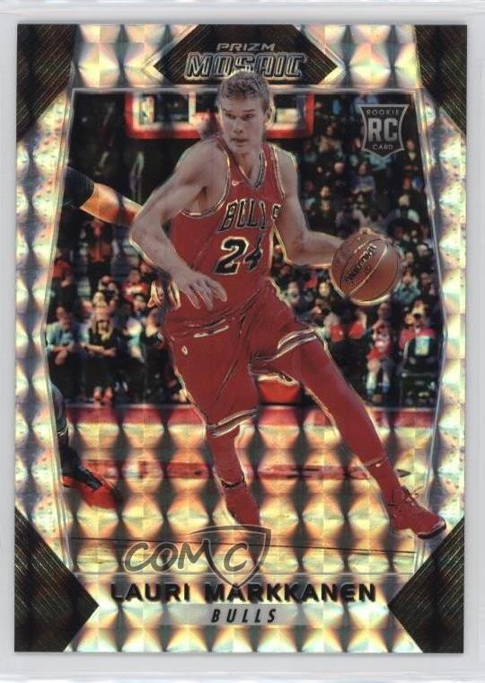 2017-18 Panini Prizm Mosaic Lauri Markkanen #9 18jt
